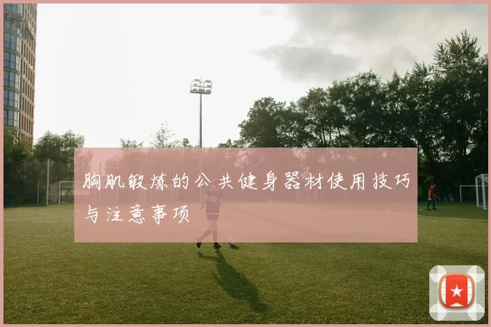 胸肌锻炼的公共健身器材使用技巧与注意事项