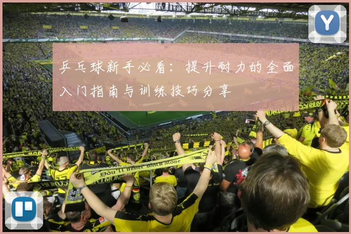 乒乓球新手必看：提升耐力的全面入门指南与训练技巧分享